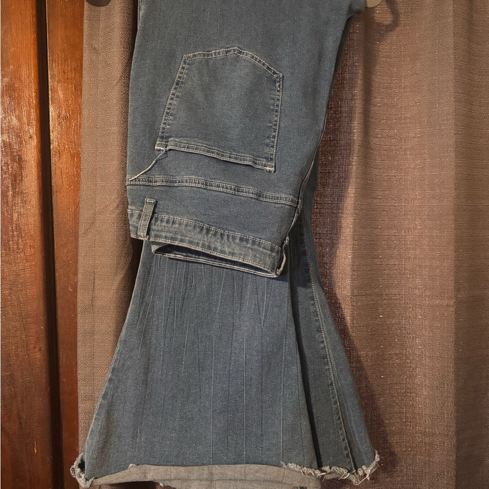 Flared Denim Jeans